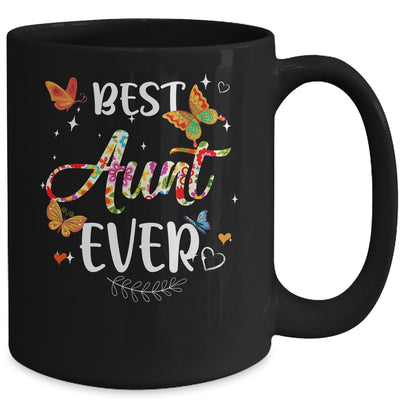 Best Aunt Ever Colored Patterns Mother's Day Aunt Birthday Mug Coffee Mug | Teecentury.com