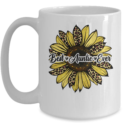 Best Auntie Ever Sunflower Auntie Mothers Day Mug | teecentury