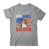 Best Beagle Dad Ever American Flag Fathers Day T-Shirt & Hoodie | Teecentury.com