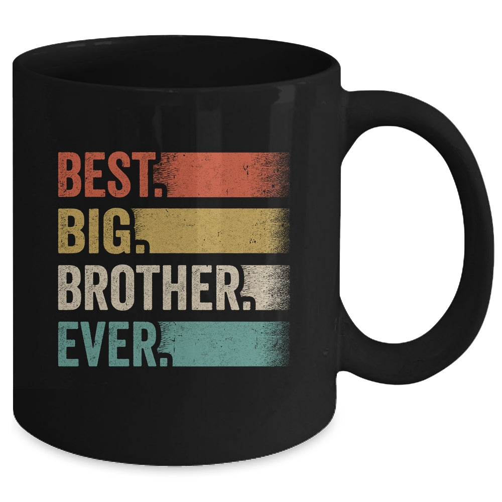Best Big Brother Cool Retro Big Bro Mug | teecentury