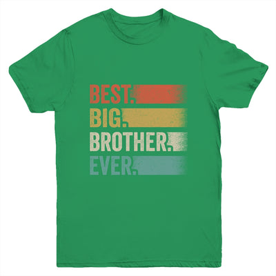 Best Big Brother Cool Retro Big Bro Youth Shirt | teecentury