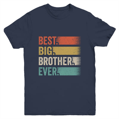 Best Big Brother Cool Retro Big Bro Youth Shirt | teecentury