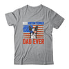 Best Boston Terrier Dad Ever American Flag Fathers Day T-Shirt & Hoodie | Teecentury.com