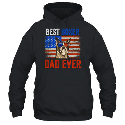 Best Boxer Dad Ever American Flag Fathers Day T-Shirt & Hoodie | Teecentury.com