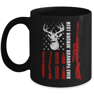 Best Buckin' Grandpa Ever Deer Hunting Papa Fathers Day Mug Coffee Mug | Teecentury.com