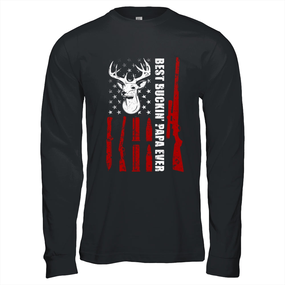 Best Buckin' Papa Ever Deer Hunting Papa Fathers Day T-Shirt & Hoodie | Teecentury.com