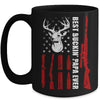 Best Buckin' Papa Ever Deer Hunting Papa Fathers Day Mug Coffee Mug | Teecentury.com