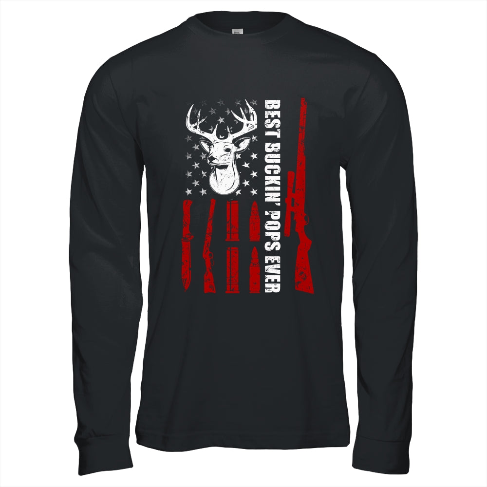 Best Buckin' Pops Ever Deer Hunting Papa Fathers Day T-Shirt & Hoodie | Teecentury.com