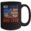 Best Bulldog Dad Ever American Flag Fathers Day Mug Coffee Mug | Teecentury.com