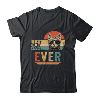 Best Cat Dad Ever Bump Fit Funny Cat Daddy Father Day T-Shirt & Hoodie | Teecentury.com