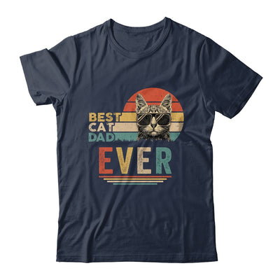 Best Cat Dad Ever Bump Fit Funny Cat Daddy Father Day T-Shirt & Hoodie | Teecentury.com