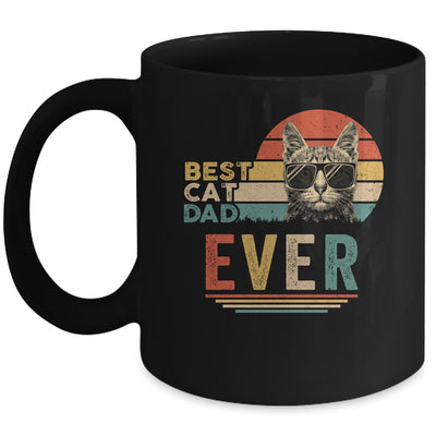 Best Cat Dad Ever Bump Fit Funny Cat Daddy Father Day Mug Coffee Mug | Teecentury.com