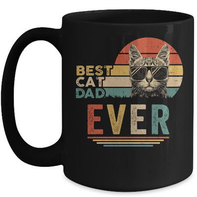 Best Cat Dad Ever Bump Fit Funny Cat Daddy Father Day Mug Coffee Mug | Teecentury.com