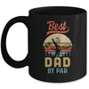 Best Dad By Par Funny Disc Golf For Men Father's Day Mug Coffee Mug | Teecentury.com