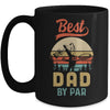 Best Dad By Par Funny Disc Golf For Men Father's Day Mug Coffee Mug | Teecentury.com
