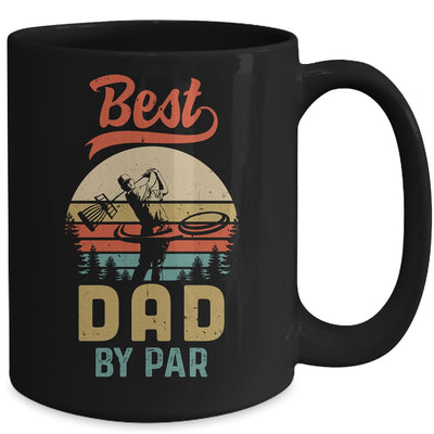 Best Dad By Par Funny Disc Golf For Men Father's Day Mug Coffee Mug | Teecentury.com