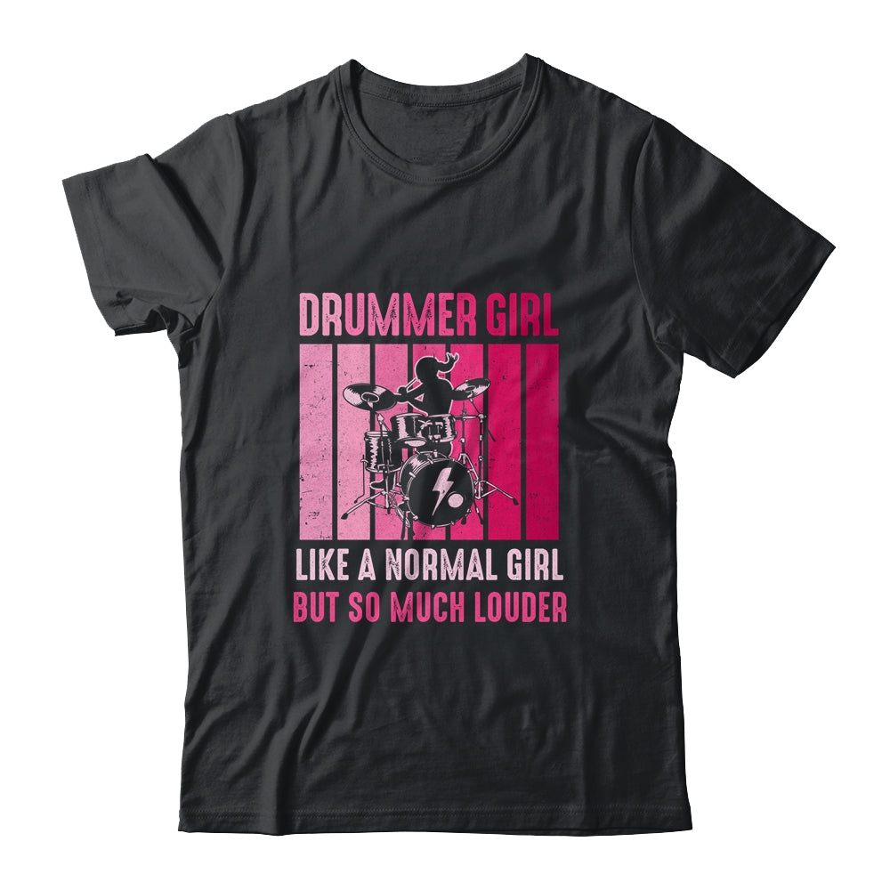 Best Drums For Girls Women Drummer Music Band Drum Musician Shirt & Tank Top | teecentury