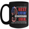 Best Effin’ Bonus Dad Ever Thanks For Putting With My Mom Father Mug | teecentury