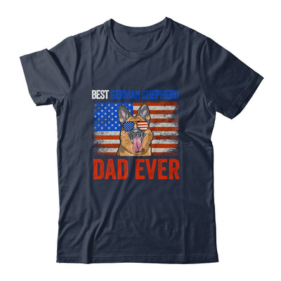 Best German Shepherd Dad Ever American Flag Fathers Day T-Shirt & Hoodie | Teecentury.com