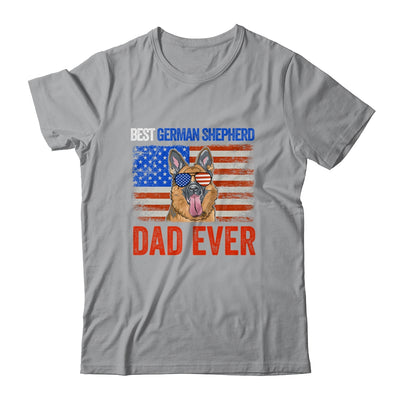 Best German Shepherd Dad Ever American Flag Fathers Day T-Shirt & Hoodie | Teecentury.com