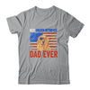 Best Golden Retriever Dad Ever American Flag Fathers Day T-Shirt & Hoodie | Teecentury.com