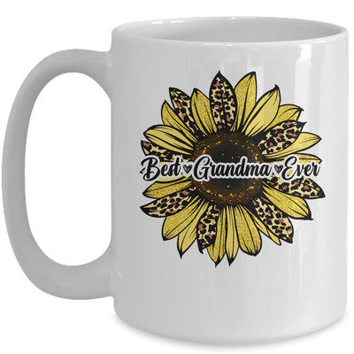 Best Grandma Ever Sunflower Grandma Mothers Day Mug | teecentury