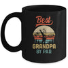 Best Grandpa By Par Funny Disc Golf For Men Father's Day Mug Coffee Mug | Teecentury.com