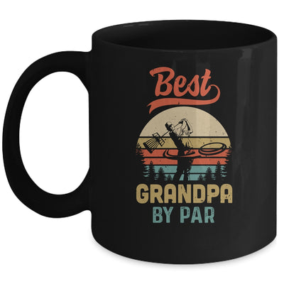 Best Grandpa By Par Funny Disc Golf For Men Father's Day Mug Coffee Mug | Teecentury.com