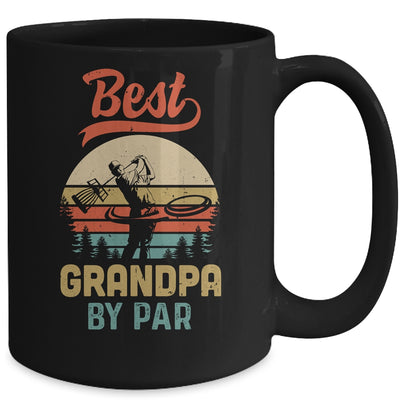 Best Grandpa By Par Funny Disc Golf For Men Father's Day Mug Coffee Mug | Teecentury.com