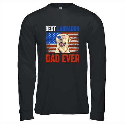 Best Labrador Dad Ever American Flag Fathers Day T-Shirt & Hoodie | Teecentury.com