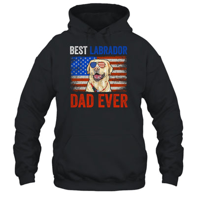 Best Labrador Dad Ever American Flag Fathers Day T-Shirt & Hoodie | Teecentury.com