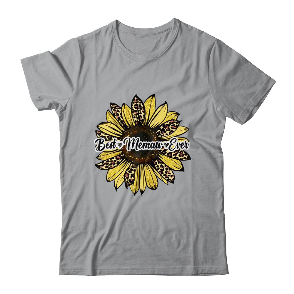 Best Memaw Ever Sunflower Memaw Mothers Day Shirt & Tank Top | teecentury