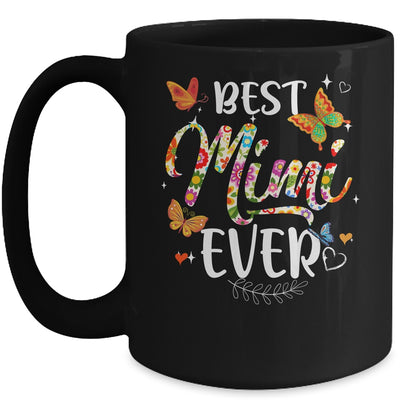 Best Mimi Ever Colored Patterns Mother's Day Aunt Birthday Mug Coffee Mug | Teecentury.com