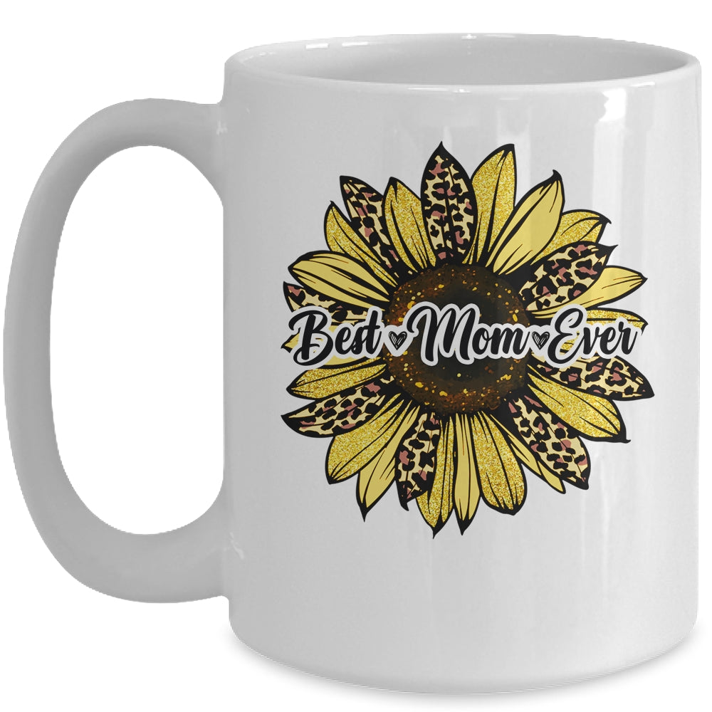 Best Mom Ever Sunflower Mom Mothers Day Mug | teecentury