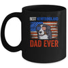 Best Newfoundland Dad Ever American Flag Fathers Day Mug Coffee Mug | Teecentury.com