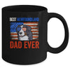 Best Newfoundland Dad Ever American Flag Fathers Day Mug Coffee Mug | Teecentury.com