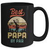 Best Papa By Par Funny Disc Golf For Men Father's Day Mug Coffee Mug | Teecentury.com