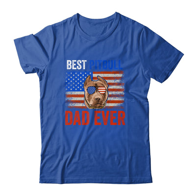 Best Pitbull Dad Ever American Flag Fathers Day T-Shirt & Hoodie | Teecentury.com