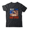 Best Pug Dad Ever American Flag Fathers Day T-Shirt & Hoodie | Teecentury.com