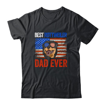 Best Rottweiler Dad Ever American Flag Fathers Day T-Shirt & Hoodie | Teecentury.com