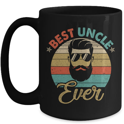 Best Uncle Ever Fathers Day Birthday Beard Uncle Mug | teecentury