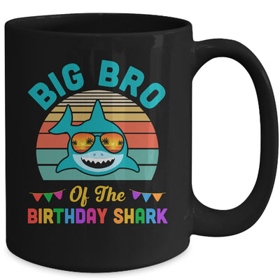 Big Bro Of The Shark Birthday Brother Matching Family Mug | teecentury