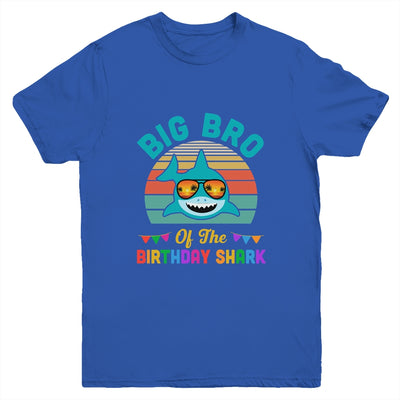 Big Bro Of The Shark Birthday Brother Matching Family Youth Shirt | teecentury