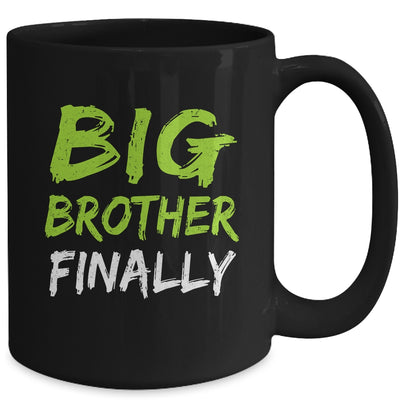 Big Brother Finally Mug | teecentury