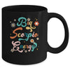 Big Scorpio Energy Vintage Zodiac Astrology Flower Funny Mug | teecentury