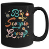 Big Scorpio Energy Vintage Zodiac Astrology Flower Funny Mug | teecentury