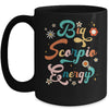 Big Scorpio Energy Vintage Zodiac Astrology Flower Funny Mug | teecentury