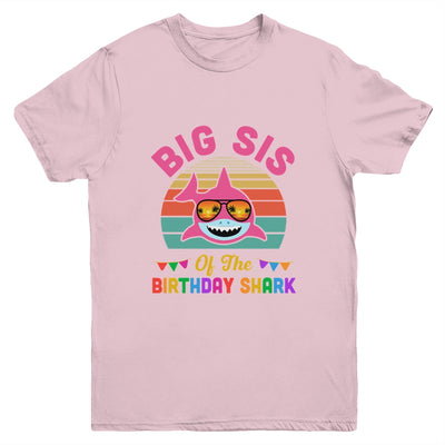 Big Sis Of The Shark Birthday Sister Matching Family Youth Shirt | teecentury