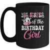 Big Sister Of The Birthday Girl Farm Cow 1st Birthday Girl Mug | teecentury