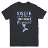 Big Sister Of The Birthday Mermaid Matching Family Youth Youth Shirt | Teecentury.com